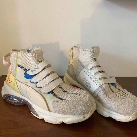 Puma KidSuper Cell Dome Sock 'White Silver Grey', In "sold out" size 10.5 - Picture 2 of 5